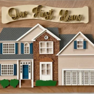 Custom 3D House Front