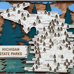 Michigan State Park Map