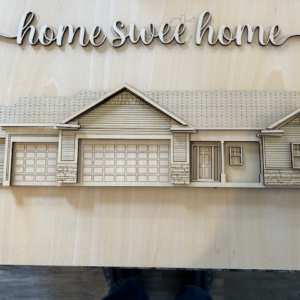 Custom 3D House Front