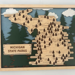 Michigan State Park Tracker
