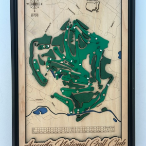 Augusta National Golf Course 3D Map